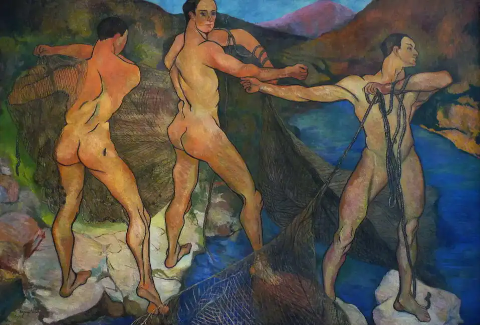 Valadon, Suzanne: Le Lancement filet du Musée des Beaux Arts de Nancy