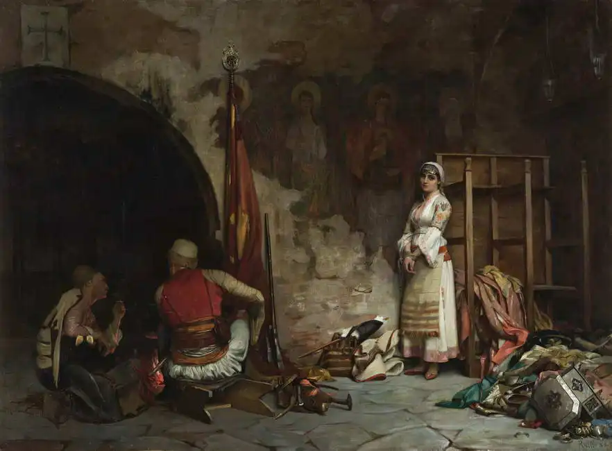 Ralli, Théodore: Greek Turkish hostages in captivity