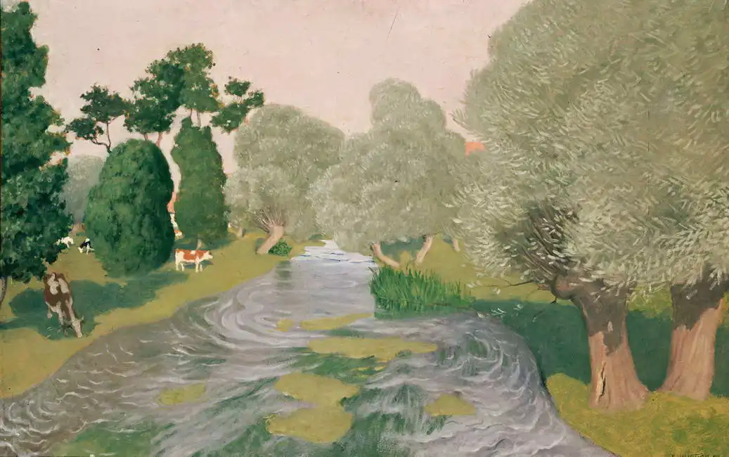 Vallotton, Félix: Landscape (Arques la Bataille)