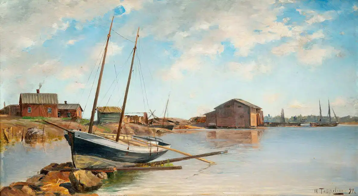Toppelius, Woldemar: Theme of Katajanokka
