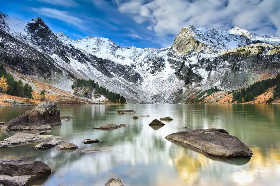 Unknown: Bergsee, Westsibirien, Altai