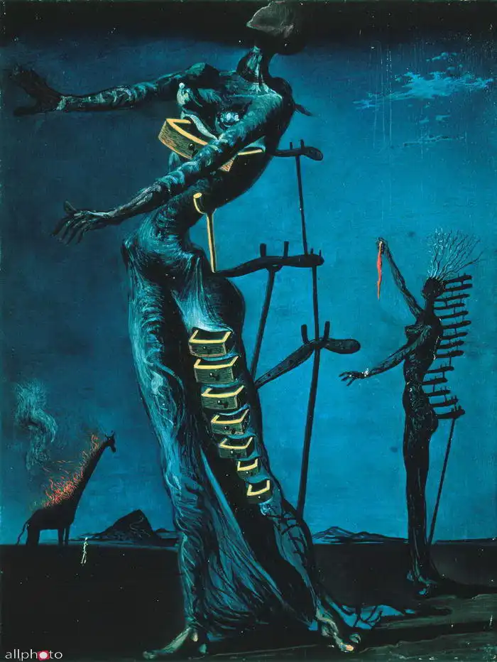 Dali, Salvador: Flaming Giraffe