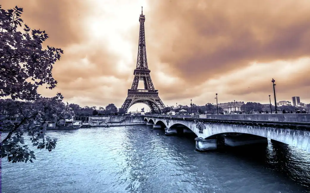 Unknown: Eiffel Tower from the Seine