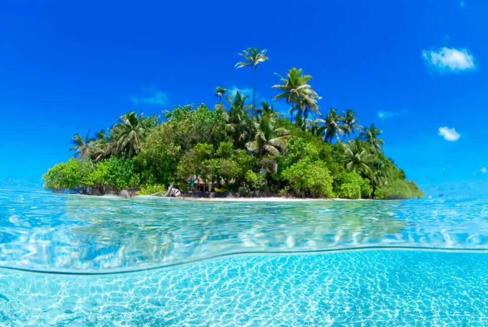 Unknown: Tropical island