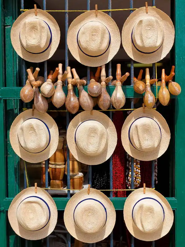 Unknown: Hats, musical instruments (Cuba)