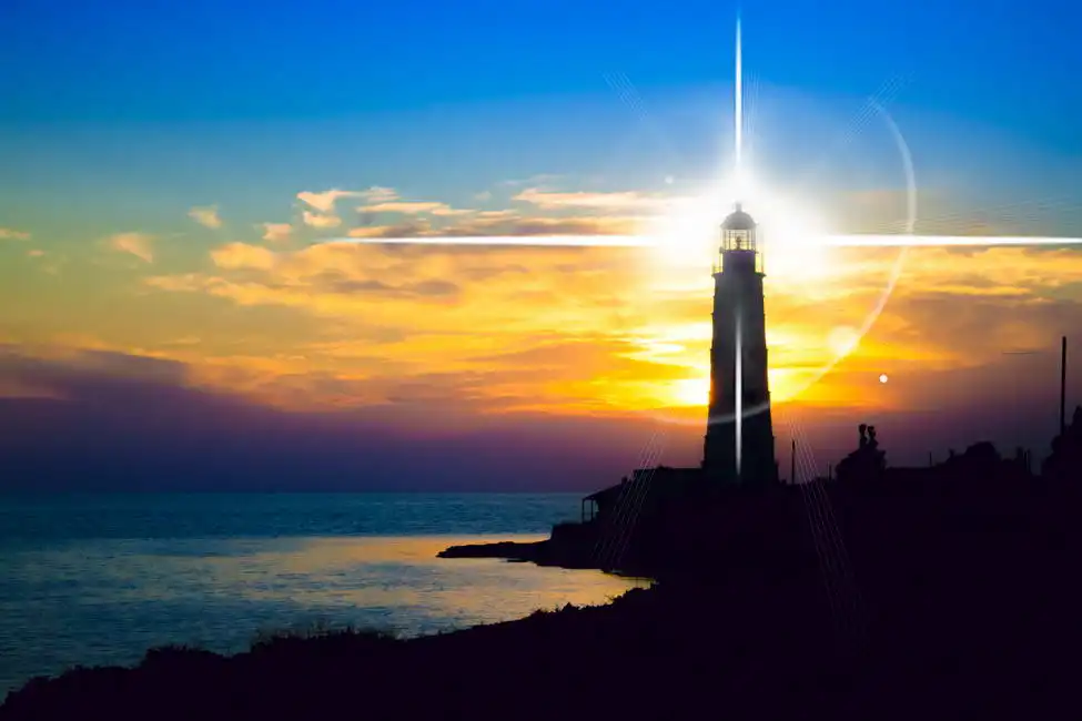 Unknown: Faro e tramonto, Crimea