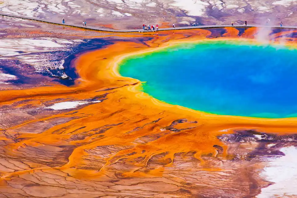 Neznámý: Grand Prismatic Spring, Yellowstone