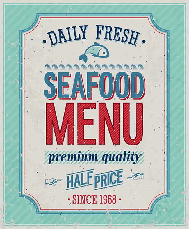Unknown: SeaFood Poster