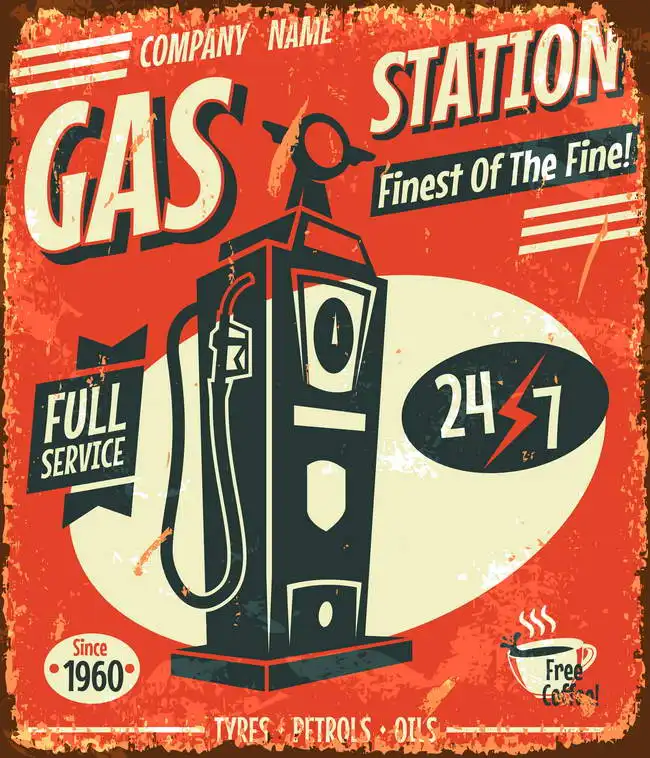 Unknown: Gas station sign