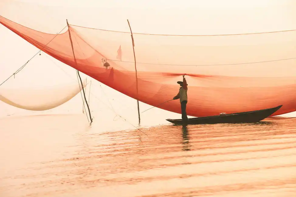 Unknown: Pescatore nella rete di controllo, Vietnam