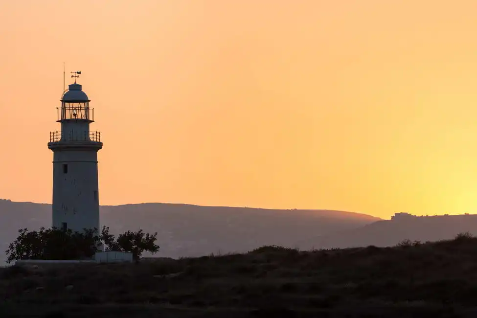 Unknown: Lighthouse at dawn, Cyprus