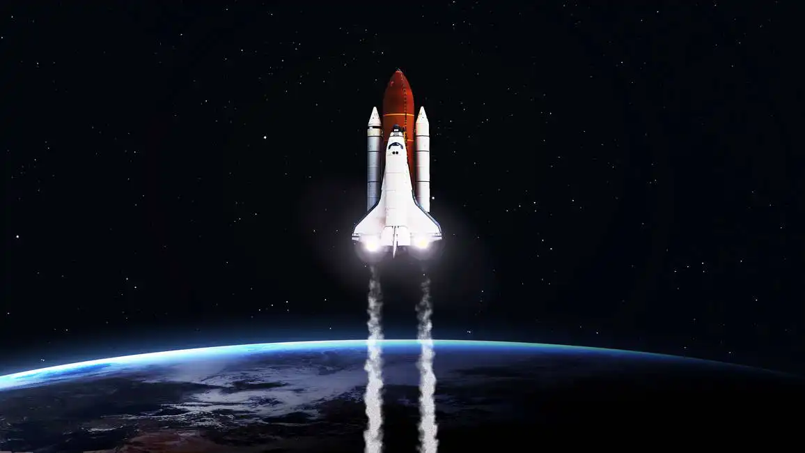 Unknown: La navette après le lancement