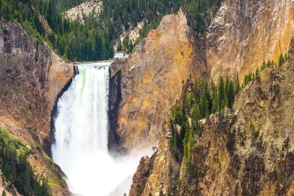 Unknown: Wasserfälle des Yellowstone River