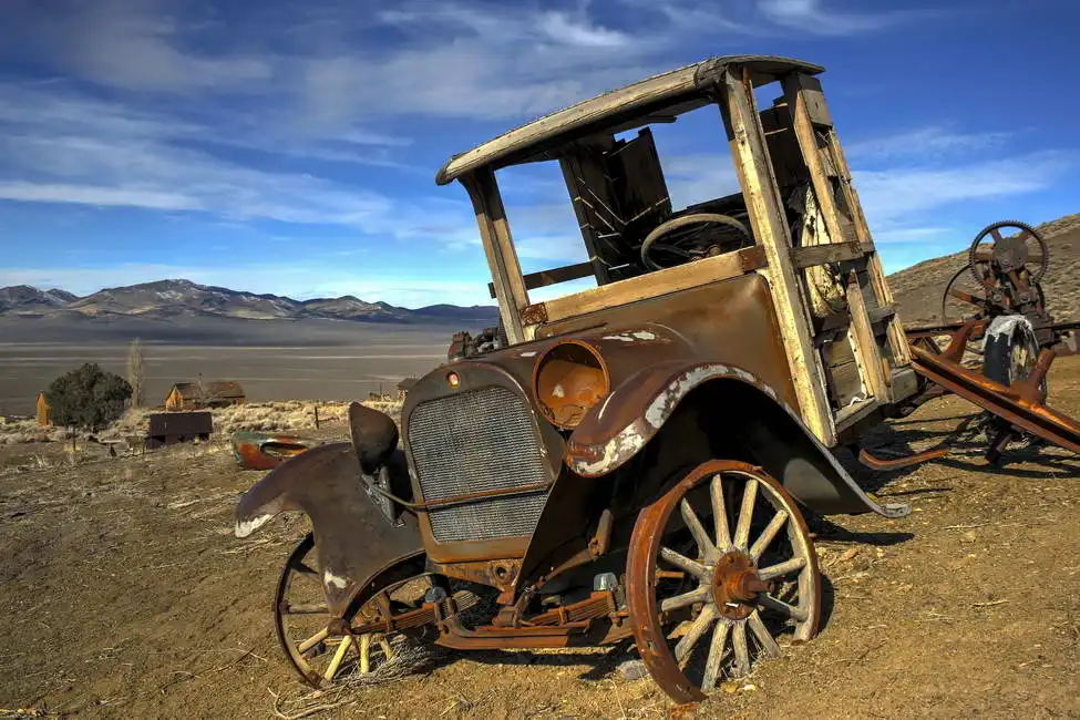 Unknown: Remnants of the old truck, Berlin, Nevada