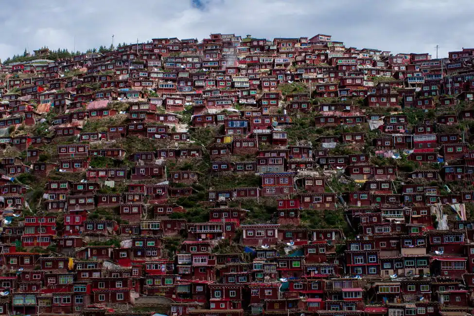 Unknown: Buddhist monastery in Tibet, Sichuan Province