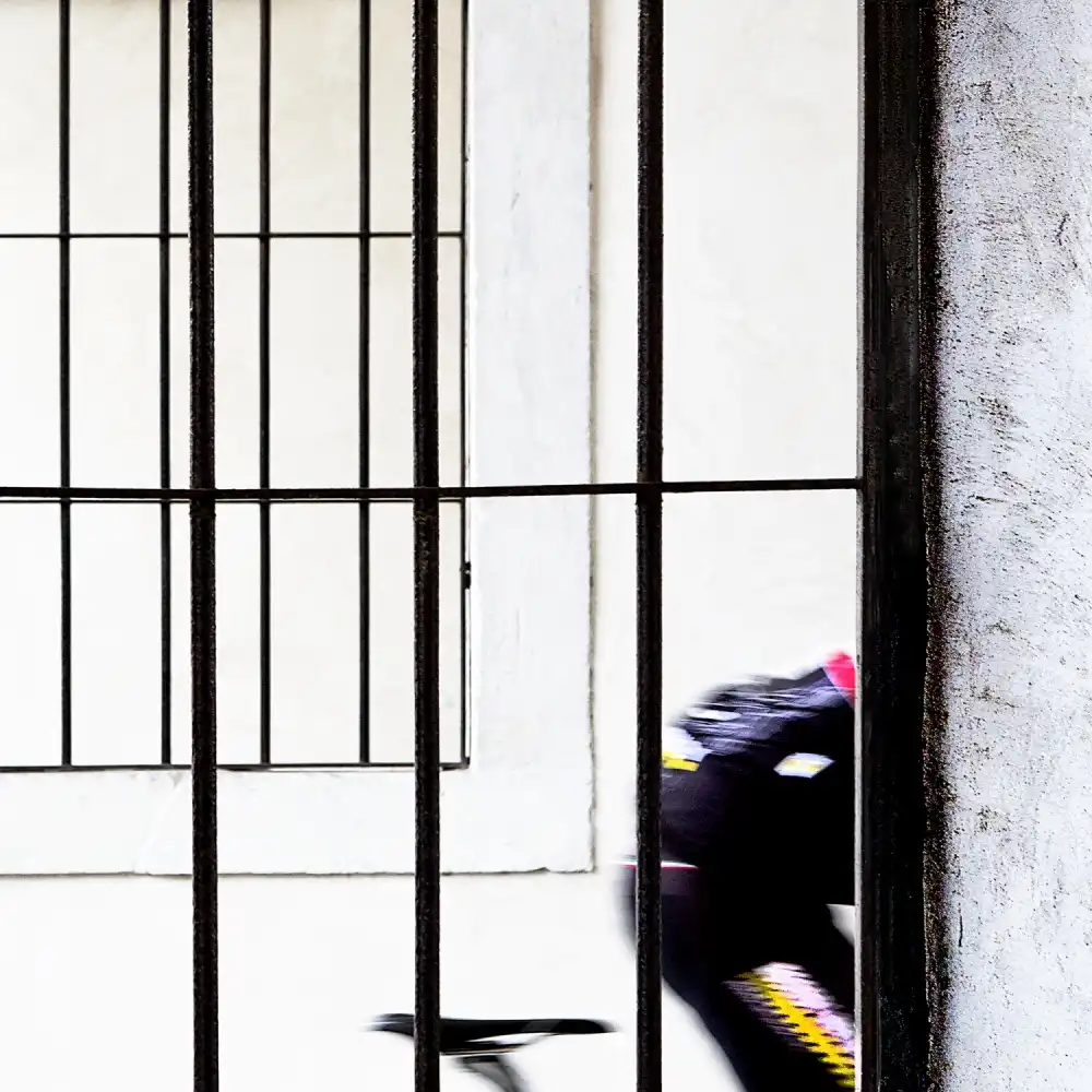 Maffei, Franco: cyclist in black, yellow, white and red