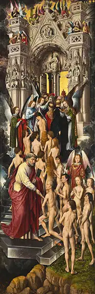 Memling, Hans: Last Judgment - left part