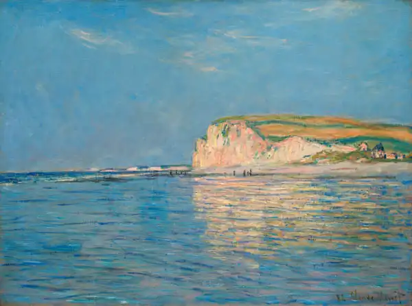 Monet, Claude: Low tide at pourville