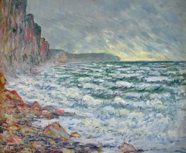 Monet, Claude: Sea at Fecamp