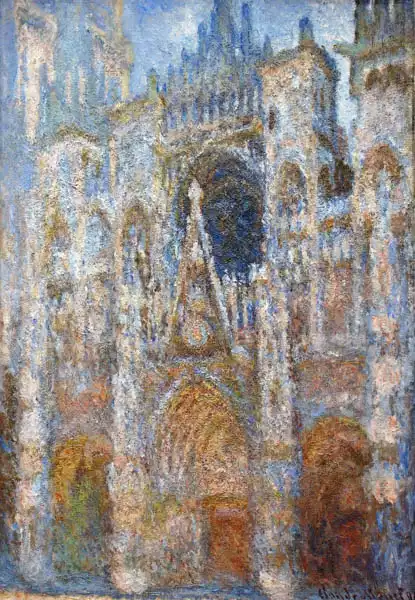 Monet, Claude: Rouen cadral magic in blu