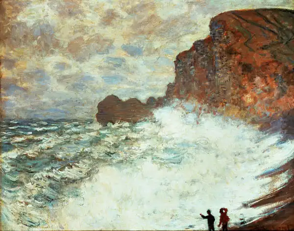 Monet, Claude: Claude Monet stormy seascape