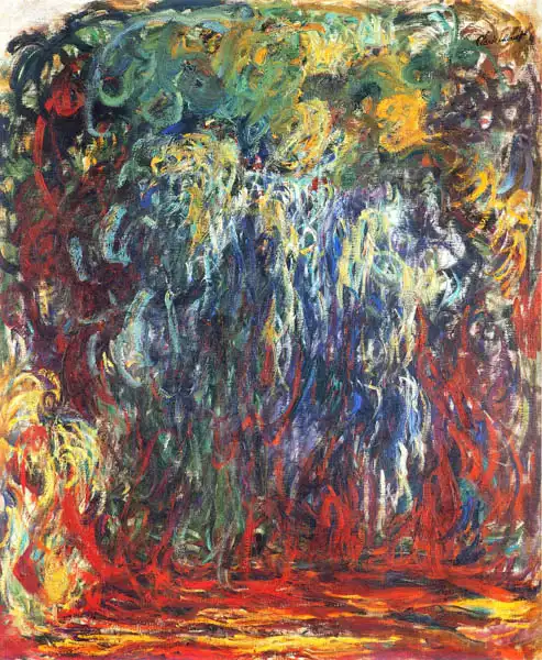 Monet, Claude: Claude Monet saule pleureur giverny