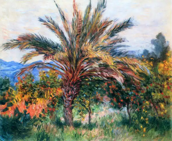 Monet, Claude: Palm tree at bordighera