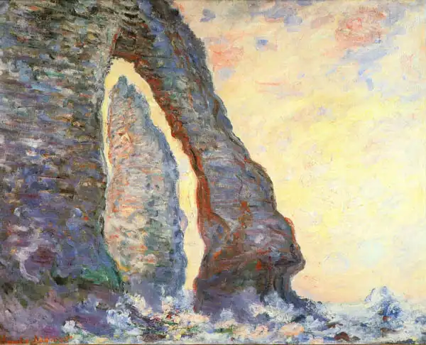 Monet, Claude: Ago di roccia visto attraverso la porta d