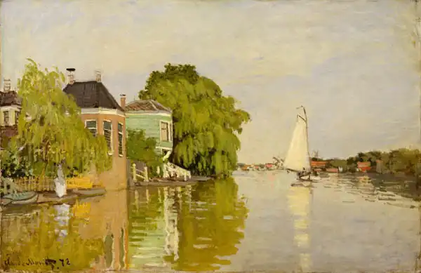 Monet, Claude: Monet Houses on Achterzaan