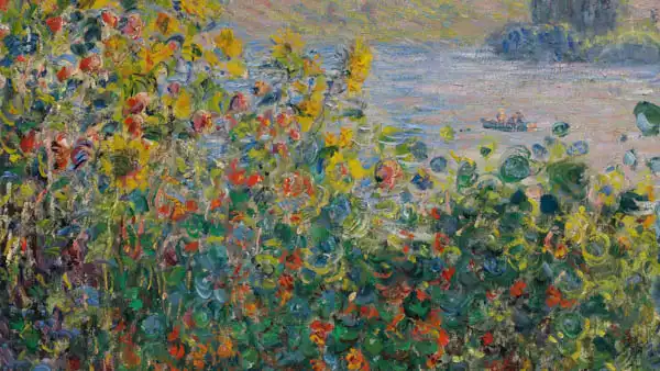 Monet, Claude: Flower Beds at Veuil 