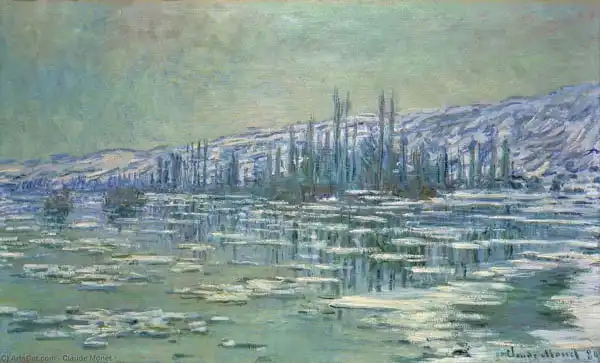 Monet, Claude: Ice floes on siene