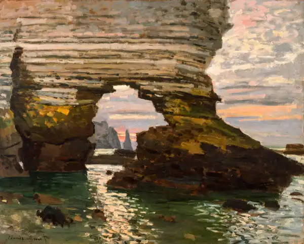 Monet, Claude: Port Amount Etretat