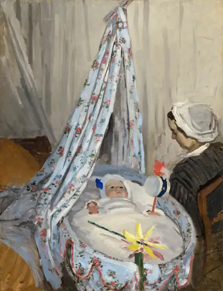 Monet, Claude: Cradle Camille with Artist s Son Jean