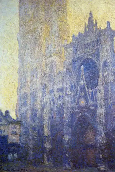 Monet, Claude: Rouen Cadral Portal Morning Effekt