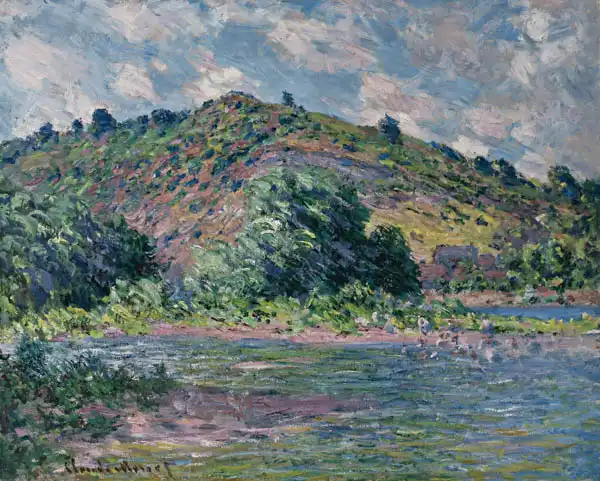 Monet, Claude: Banks of Seine at Port Villez