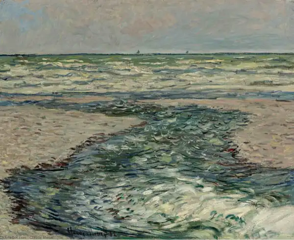 Monet, Claude: Seacoast of pourville low tide
