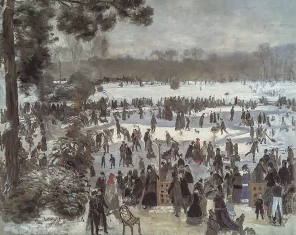 Renoir, Auguste: Skaters in the Bois de Boulogne