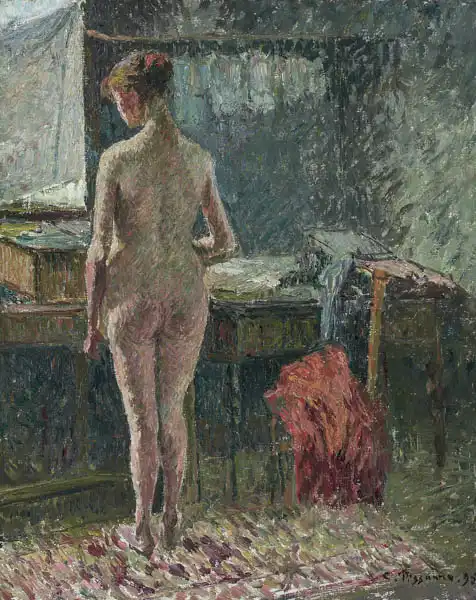 Pissarro, Camille: Nude from back
