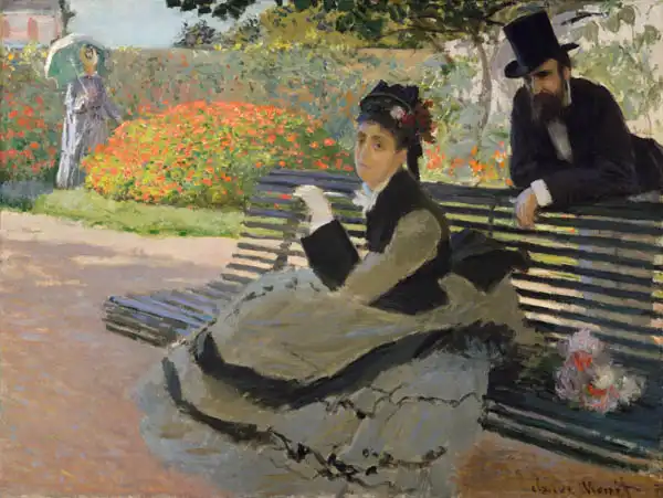 Monet, Claude: Madame Monet on the bench