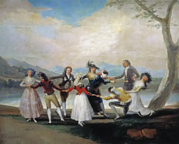 Goya, Francisco: Playing blind man