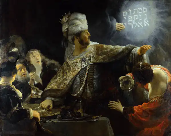 Rembrandt, van Rijn: Belshazzarova celebration