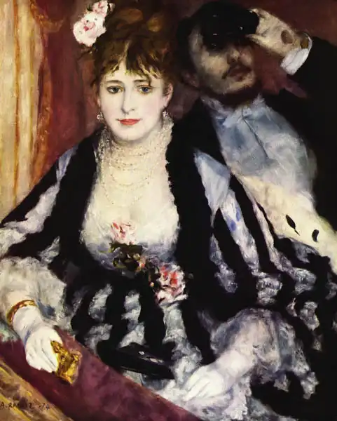 Renoir, Auguste: Theater box