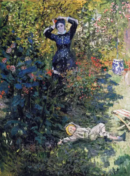 Monet, Claude: Camille and Jean in Argenteuil