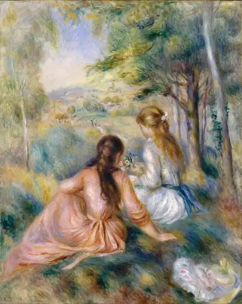 Renoir, Auguste: Two girls