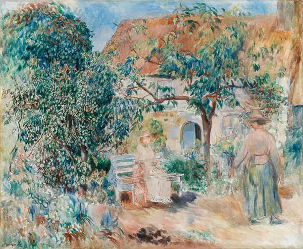 Renoir, Auguste: U Jardin en Bretagne