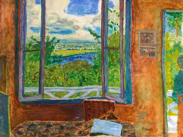 Bonnard, Pierre: Window open on the Seine, Vernon
