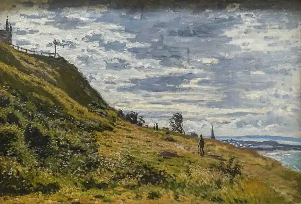 Monet, Claude: Promenade Sur la Falaise de Sainte-Angriff