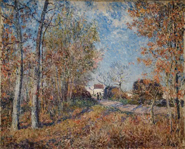 Sisley, Alfred: Un coin de bois aux Sablons