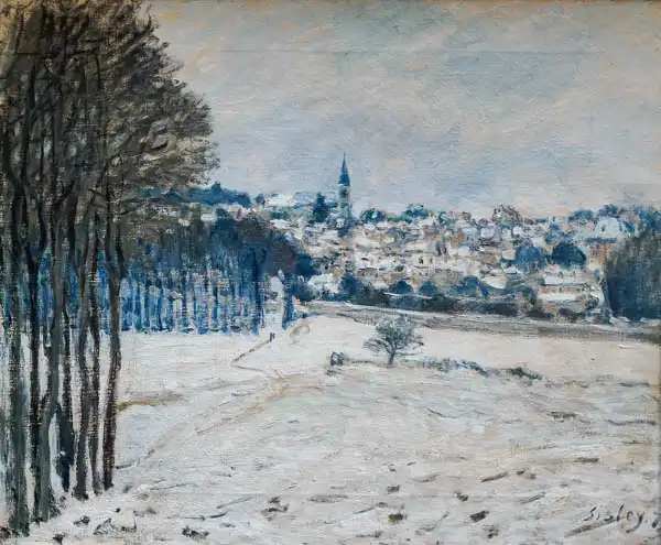 Sisley, Alfred: La neige - Marly-le-Roi