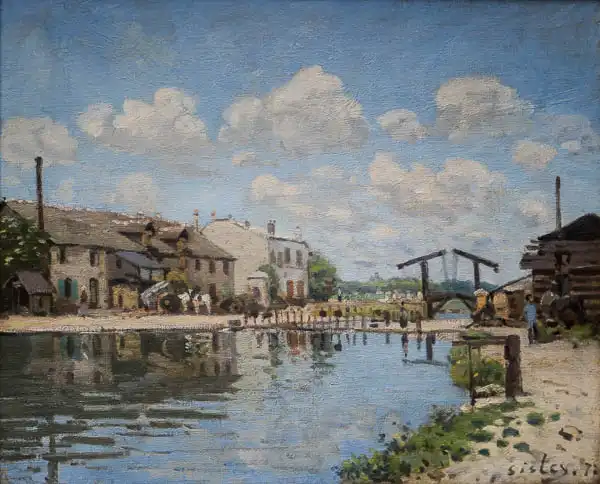 Sisley, Alfred: Le Canal Saint Martin